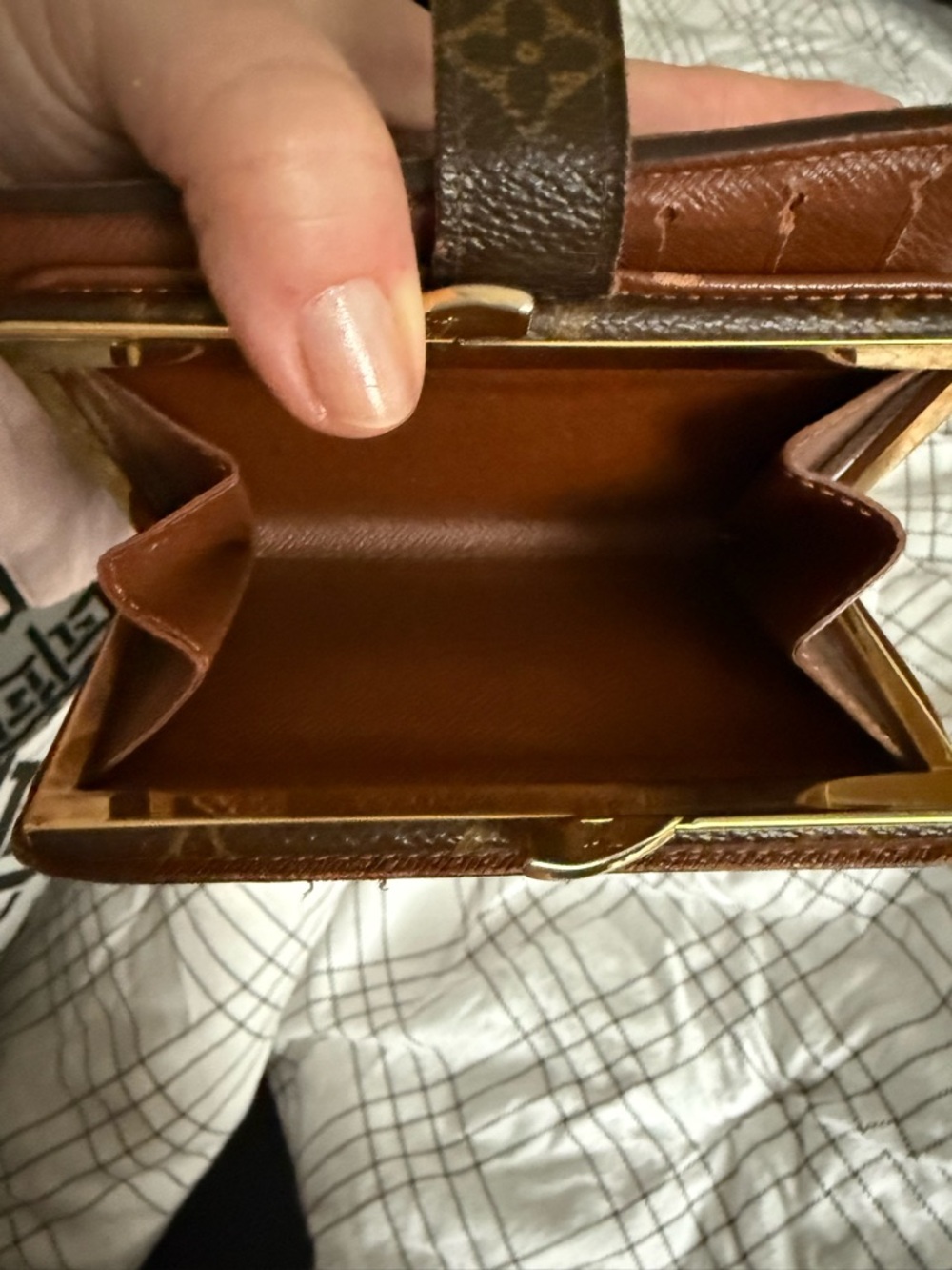 Louis Vuitton Brown Monogram Canvas Snap Wallet - Picture 7 of 9